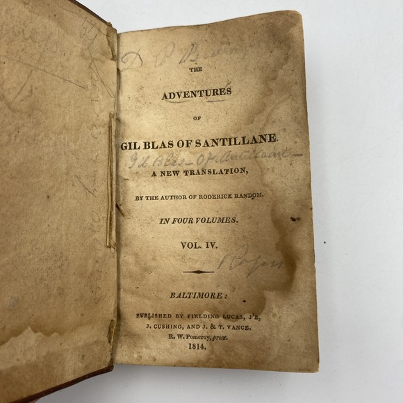 Lot of 5 Vintage Old Rare Antique Hardcover Softcover Books 1800s Read - Picture 8 of 16